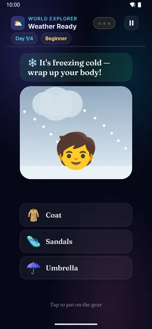 Weather Ready on a phone