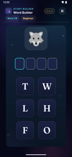 Word Builder on a phone