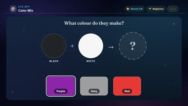 Color Mix on a television
