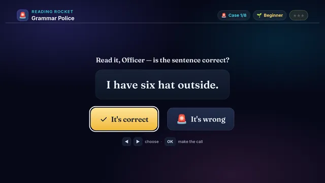 Grammar Police on a television