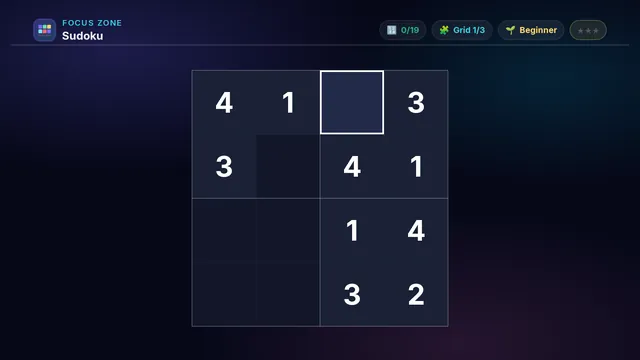 Sudoku on a television